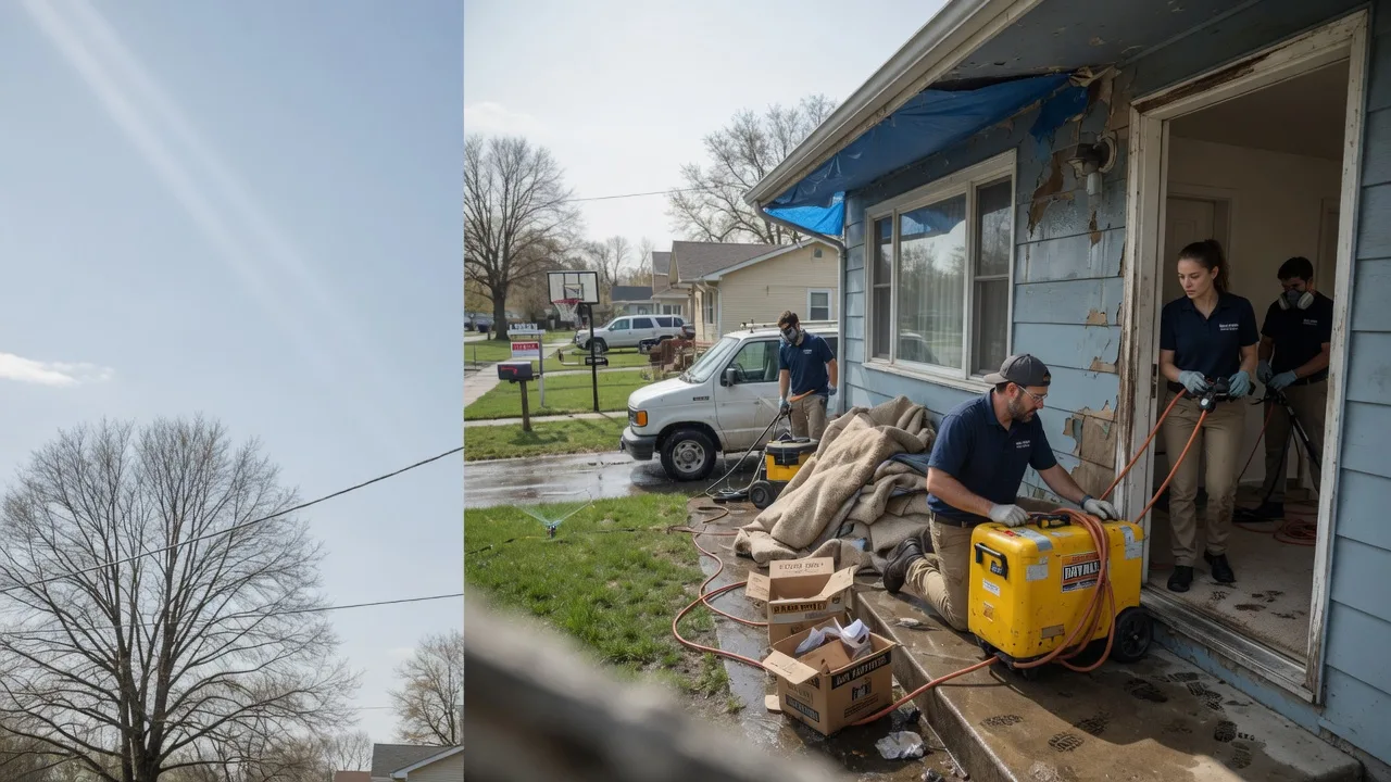 Basement Flood Cleanup in Gradyville, KY near me